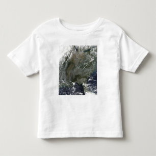 Camiseta Infantil A pinwheel-como o teste padrão das nuvens de alta