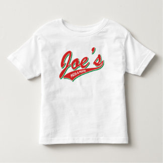 Camiseta Infantil A pizza & a massa de Joe