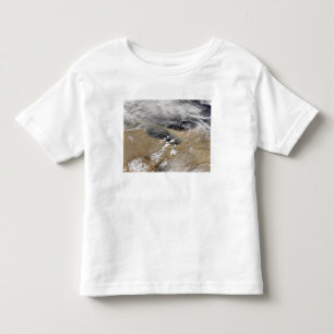 Camiseta Infantil A poeira purga a costa de Líbia
