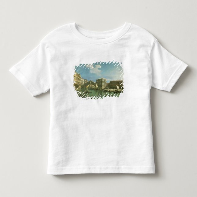 Camiseta Infantil A ponte de Rialto, Veneza (Frente)