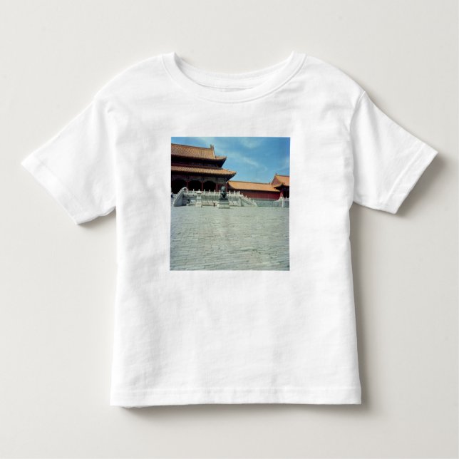 Camiseta Infantil A porta da dinastia de Ming suprema da harmonia, (Frente)