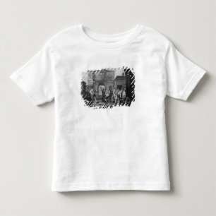 Camiseta Infantil A porta de Calais, ou O a carne assada