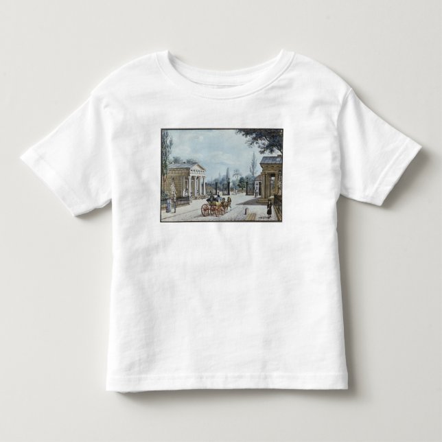 Camiseta Infantil A porta de Leipzig, Berlim (Frente)