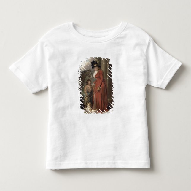 Camiseta Infantil A porta do latifundiário, c.1790 (óleo em canvas) (Frente)