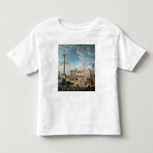 Camiseta Infantil A praça Santa Maria Maggiore, 1752