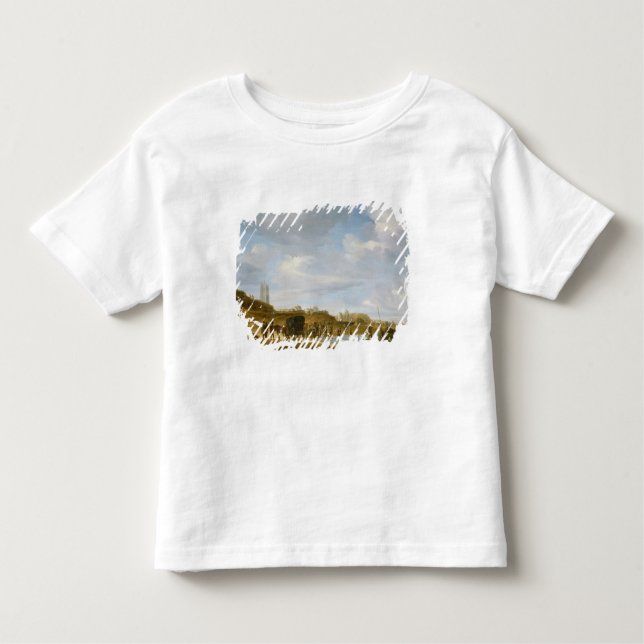 Camiseta Infantil A praia em Egmond-an-Zee (Frente)