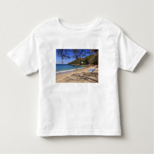 Camiseta Infantil A praia no Parque Nacional da Ilha de Pigeon