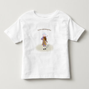 Camiseta Infantil A Prática Mantém O Perfeito Mozart Jogando Violi