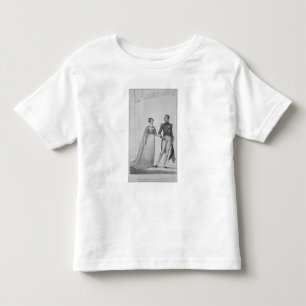 Camiseta Infantil A princesa Charlotte of Wales e Prince