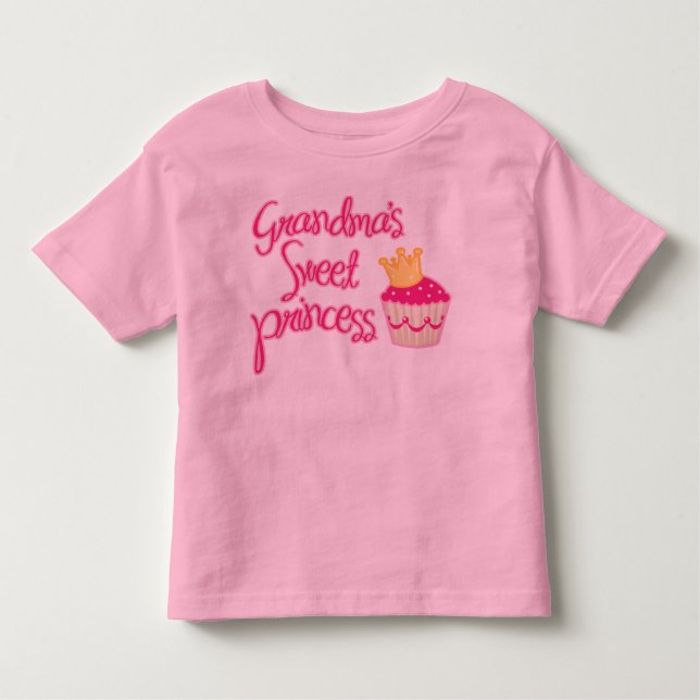 Camiseta Infantil A Princesa Doce da Vovó (Frente)