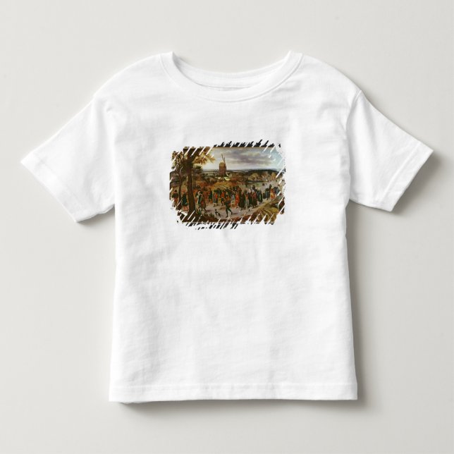 Camiseta Infantil A procissão de casamento (Frente)