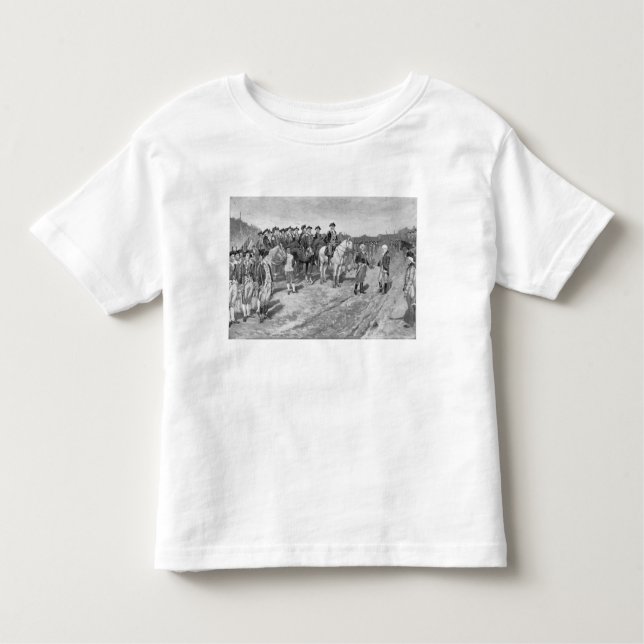 Camiseta Infantil A rendição de Cornwallis em Yorktown (Frente)