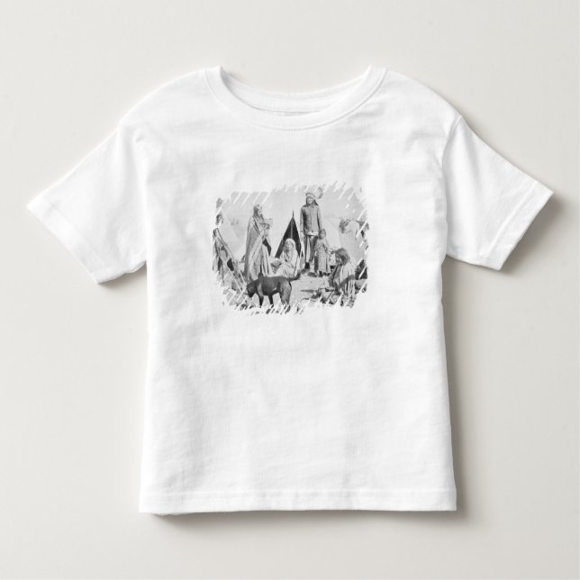 Camiseta Infantil A reserva de Sioux no pinho Ridge, South Dakota, (Frente)