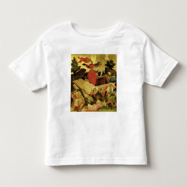Camiseta Infantil A ressurreição, painel do altar de St Thomas (Frente)