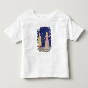 Camiseta Infantil A reunião de Dante e de Beatrice