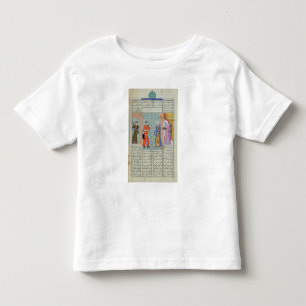 Camiseta Infantil A reunião de Khosro e de Chirin no palácio