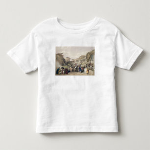 Camiseta Infantil A rua principal no bazar em Caubul, no franco