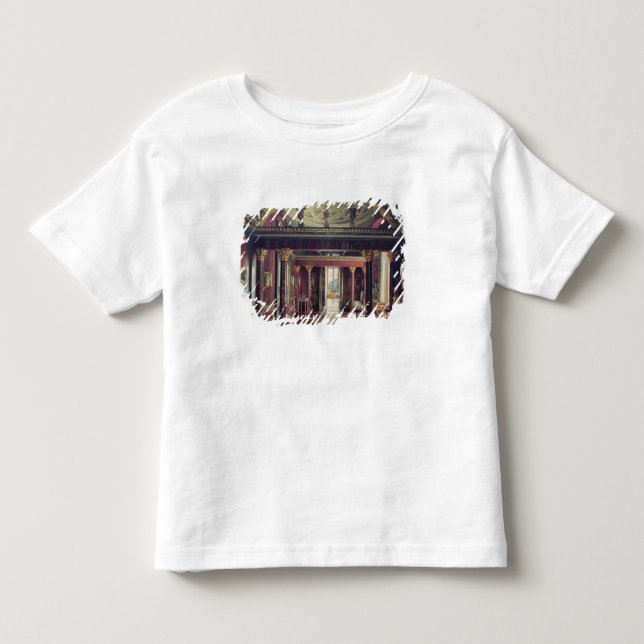 Camiseta Infantil A sala da ágata no palácio de Catherine (Frente)