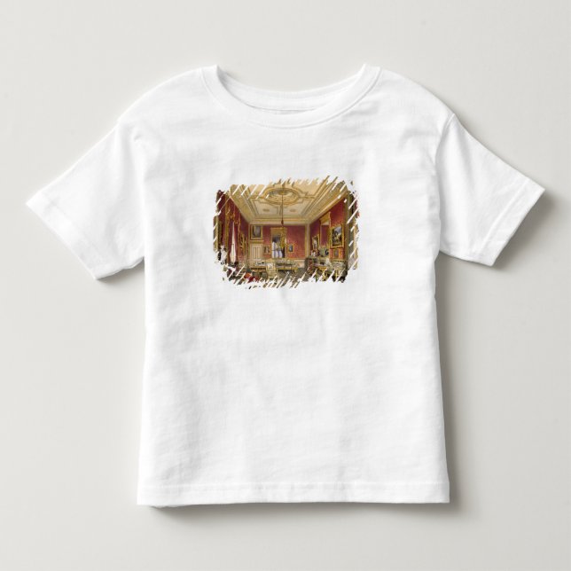 Camiseta Infantil A sala de estar privada da rainha, castelo de (Frente)