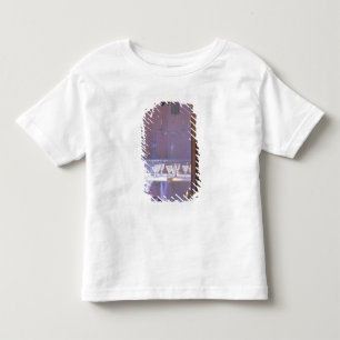 Camiseta Infantil A sala de jantar privada com o cristal preto