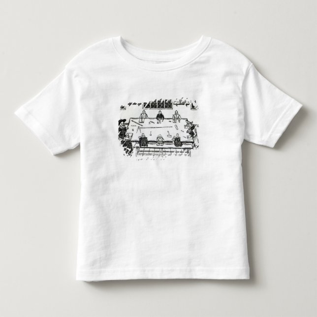 Camiseta Infantil A segunda mesa de bom consolida (Frente)