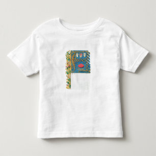 Camiseta Infantil A Senhora 134 iluminou a letra "A" e a beira do