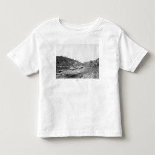 Camiseta Infantil A serração do Dobbin na fotografia de Black Hill