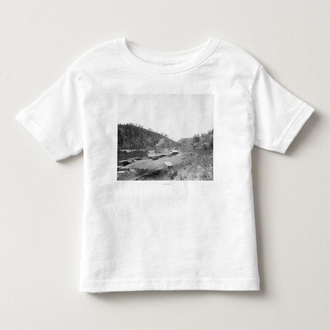 Camiseta Infantil A serração do Dobbin na fotografia de Black Hills (Frente)