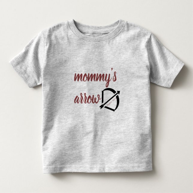 Camiseta Infantil A seta da mamã (Frente)