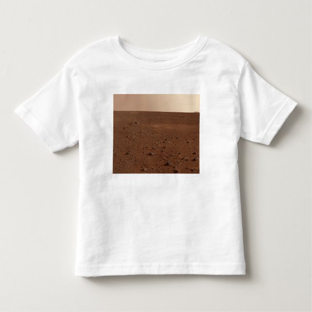 Camiseta Infantil A superfície rochosa de Marte (Frente)