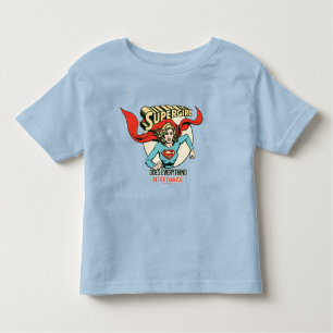 Camiseta Infantil A Supergirl Faz Tudo Melhor Que Você