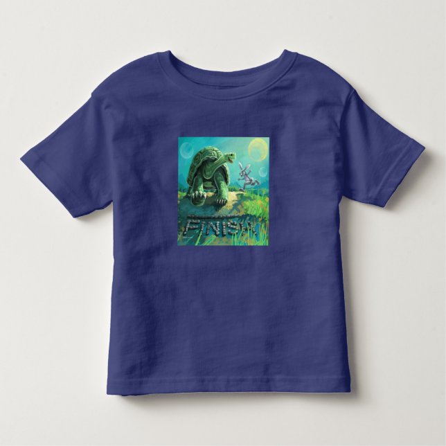 Camiseta Infantil A tartaruga e a arte da lebre (Frente)