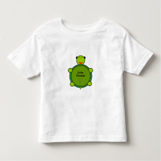Camiseta Infantil A tartaruga pequena caçoa o t-shirt