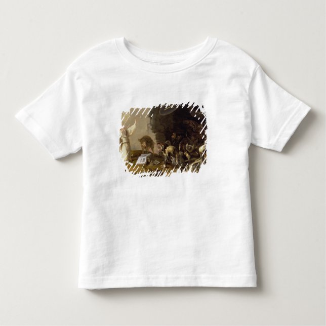 Camiseta Infantil A tentação de St Anthony (painel) (Frente)