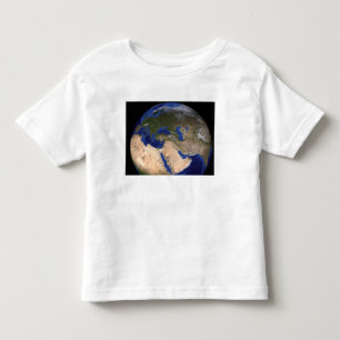 Camiseta Infantil A terra de mármore azul 2 da próxima geração