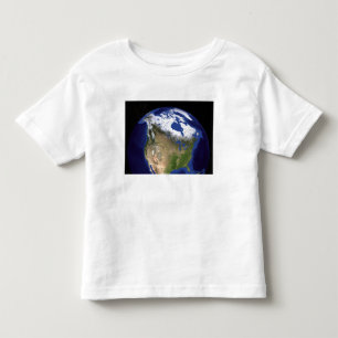 Camiseta Infantil A terra de mármore azul 5 da próxima geração