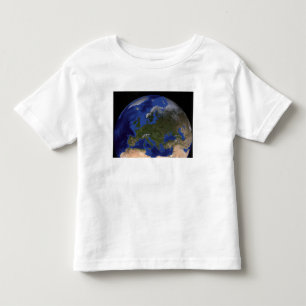 Camiseta Infantil A terra de mármore azul 6 da próxima geração