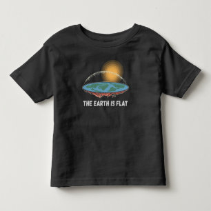 Camiseta Infantil A Terra É Uma Teoria Humorosa Flagrante