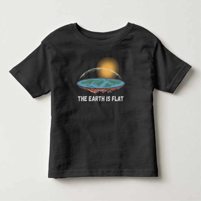 Camiseta Infantil A Terra É Uma Teoria Humorosa Flagrante (Frente)