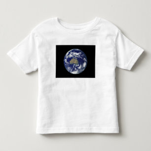Camiseta Infantil A terra inteiramente iluminada centrou-se em