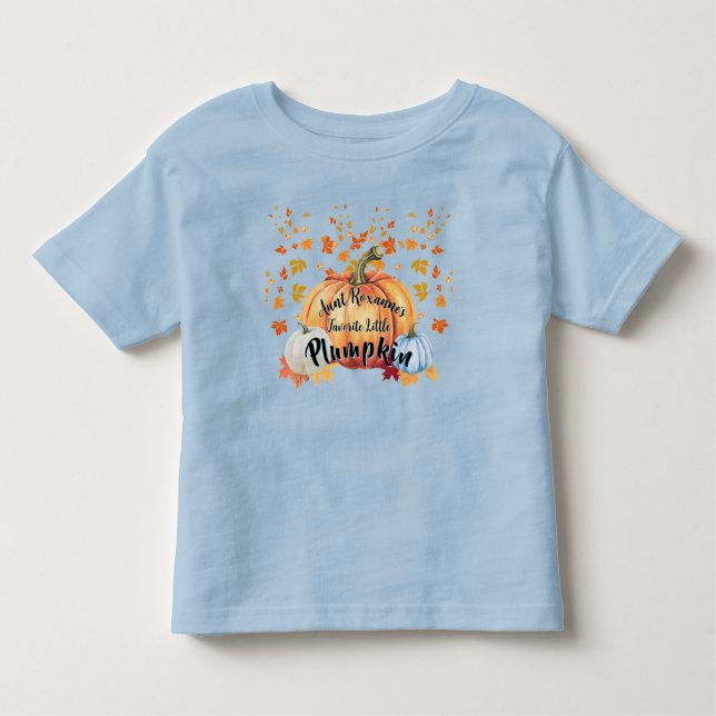 Camiseta Infantil A tia engraçada, favorita, pequena citação de "PLU (Frente)