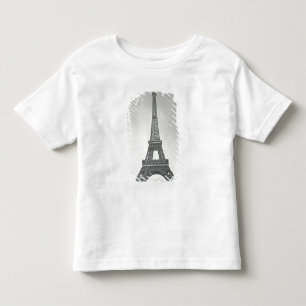 Camiseta Infantil A torre Eiffel, 1887-89