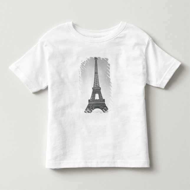 Camiseta Infantil A torre Eiffel, 1887-89 (Frente)