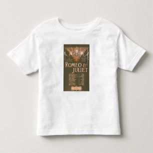 Camiseta Infantil A tragédia sublime "Romeo & Juliet " de Shakepear