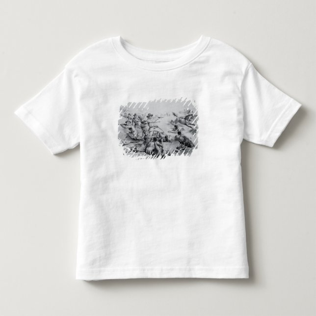 Camiseta Infantil A última batalha do general Custer (Frente)