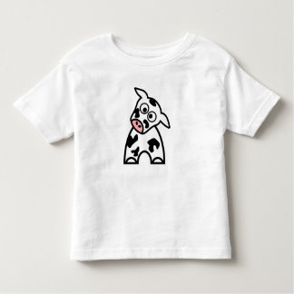 Camiseta Infantil A vaca caçoa o t-shirt