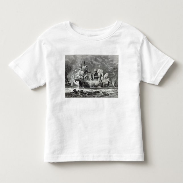 Camiseta Infantil A vanguarda, sob o senhor William Inverno (Frente)