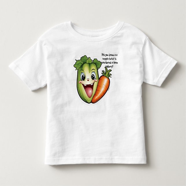 Camiseta Infantil A  Veggie  (Frente)