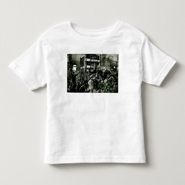 Camiseta Infantil A viagem do jumbo às docas (Frente)