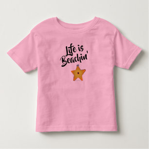 Camiseta Infantil A vida é Beachin' Starfish